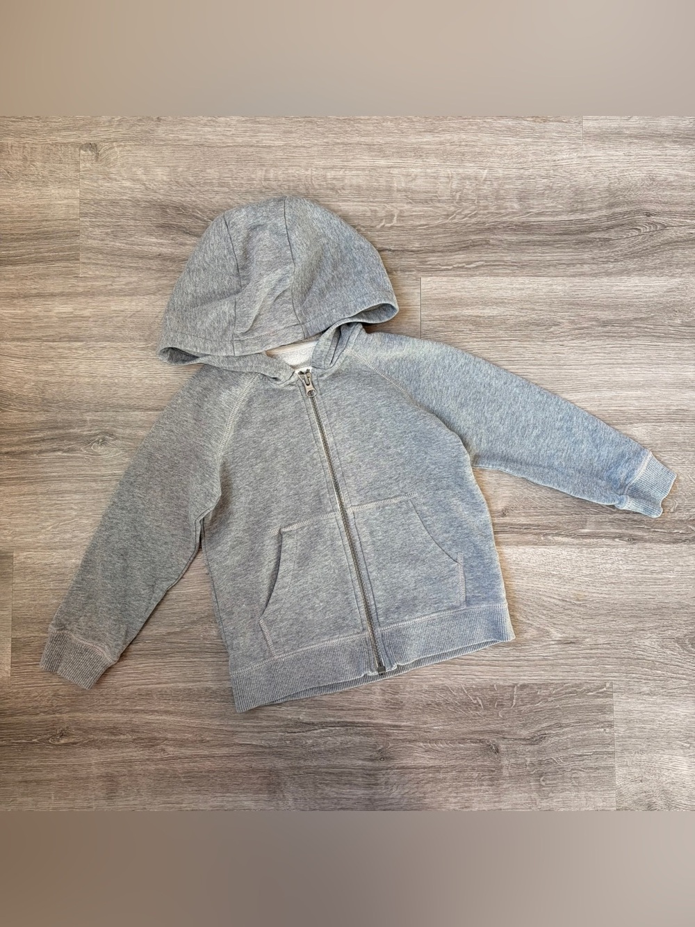 Carter's toddler boys gray zip up jacket with hood